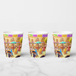 Fiesta Mexicana Papieren Bekers
