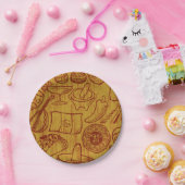 Fiesta Mexico Paper-Borden Papieren Bordje (Feest)