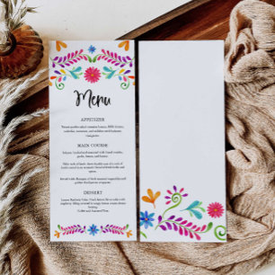 Fiesta Mexico Thema Party Menu