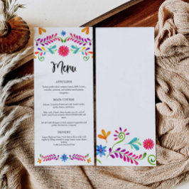 Fiesta Mexico Thema Party Menu
