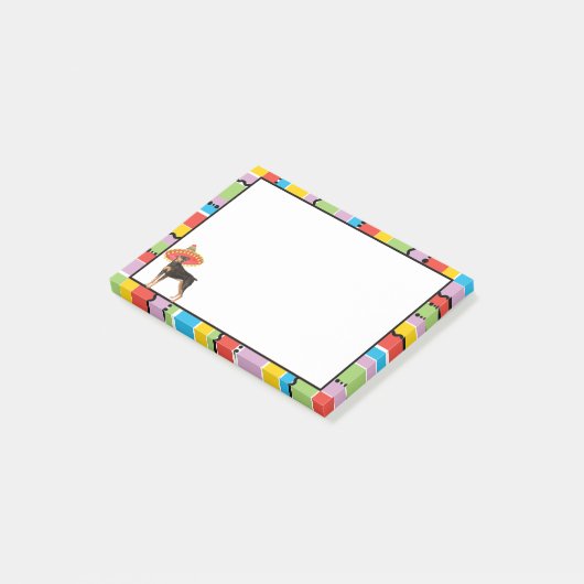 Fiesta Min Pin Post-it® Notes (Schuin)