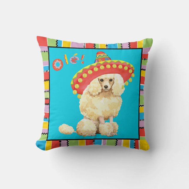 Fiesta Miniature Poodle Kussen (Voorkant)