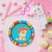 Fiesta Miniature Poodle Papieren Bordje (Feest)