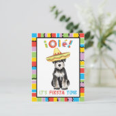 Fiesta Miniature Schnauzer Kaart (Staand voorkant)