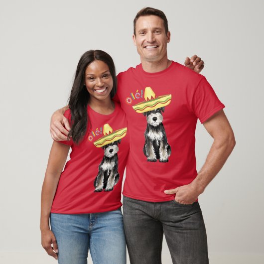 Fiesta Miniature Schnauzer T-shirt (Unisex)