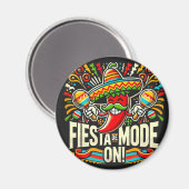 Fiesta Mode aan! Magneet (Voorkant / Achterkant)