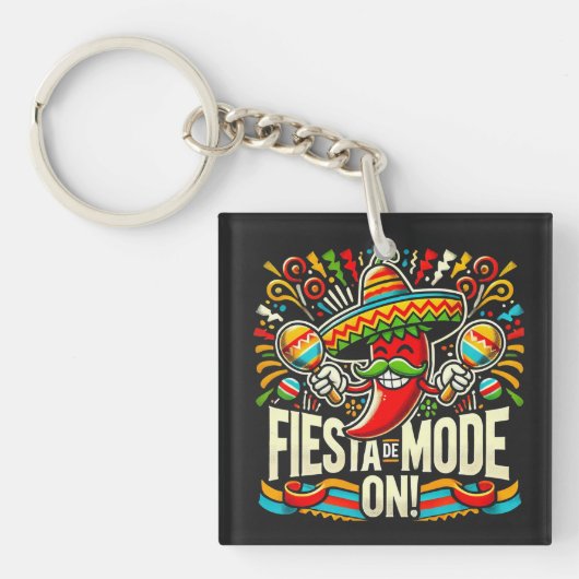 Fiesta Mode aan! Sleutelhanger (voorkant)