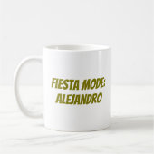 Fiesta Mode Gepersonaliseerde Cinco de Mayo Koffiemok (Links)