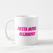 Fiesta Mode Gepersonaliseerde Cinco de Mayo Koffiemok (Links)