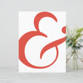Fiesta | Modern Ampersand DIY Envelope Liner (Staand voorkant)