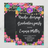 Fiesta Nacho Gemiddeld Afstudeerfeest Kaart (Voorkant / Achterkant)