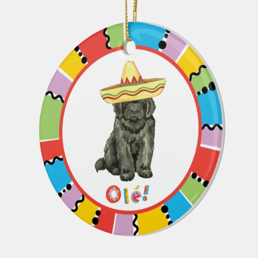 Fiesta Newfoundland Ceramic Ornament (Links)