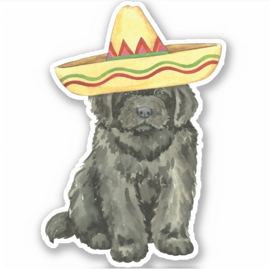 Fiesta Newfoundland Vinyl Sticker (Voorkant)