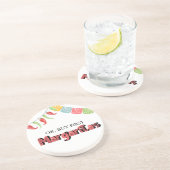 Fiesta | Oké, maar eerst Margaritas Zandsteen Onderzetter (Zijkant)