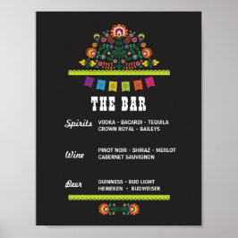 Fiesta ondertekent de balie voor de wedstrijd poster