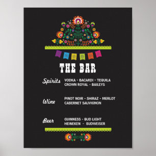 Fiesta ondertekent de balie voor de wedstrijd poster