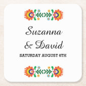 Fiesta Onderzetters Mexicaanse Limoen Drinken brui (Voorkant)