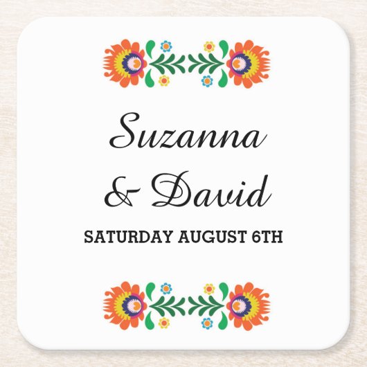 Fiesta Onderzetters Mexicaanse Limoen Drinken brui (Voorkant)