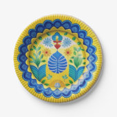 Fiesta op een Bord Spaans-geïnspireerd Dessert Bor (Voorkant)