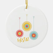 Fiesta Ornaments Keramisch Ornament (Voorkant)
