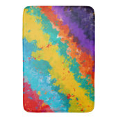 Fiesta Paint Color Splash Colorful Splashes Badmat (Voorkant Verticaal)