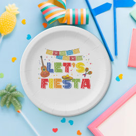 Fiesta Paper Bord Mexican Theme Party Bord