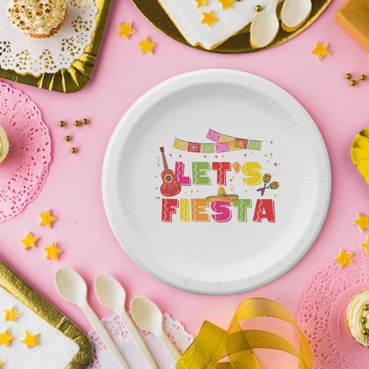 Fiesta Paper Bord Mexican Theme Party Bord