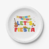 Fiesta Paper Bord Mexican Theme Party Bord (Voorkant)