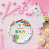Fiesta Paper Borden Cactus Mexican Succulent Uno Papieren Bordje (Feest)
