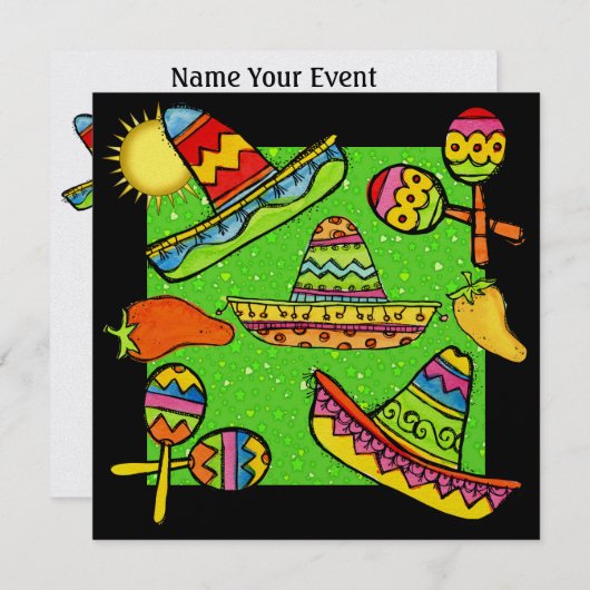 Fiesta Partido - SRF Kaart (Voorkant / Achterkant)