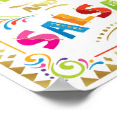 Fiesta Party CHIPS and SALSA Sign Print (Hoek)