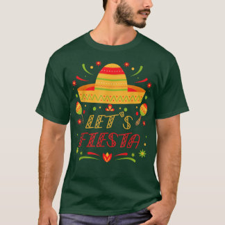 Fiesta Party Fruit Avocado Cinco Meican Party T-shirt
