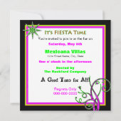 Fiesta Party Invitation - Festive Kaart (Achterkant)