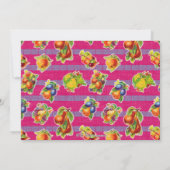 Fiesta Party Invitation - Mexicaanse dansermagenta Kaart (Achterkant)