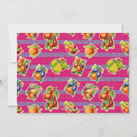 Fiesta Party Invitation - Mexicaanse dansermagenta Kaart (Achterkant)