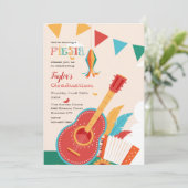 Fiesta Party Kaart (Staand voorkant)