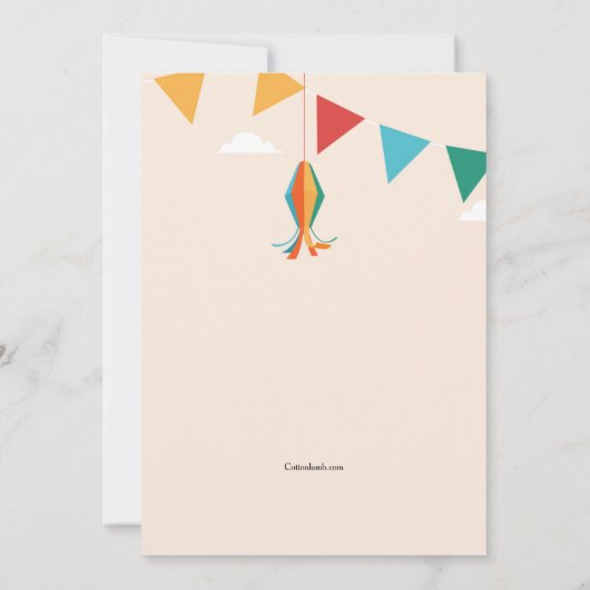 Fiesta Party Kaart (Achterkant)