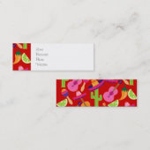 Fiesta Party Sombrero Limes Guitar Maraca Saguaro Mini Visitekaartje (Voorkant / Achterkant)