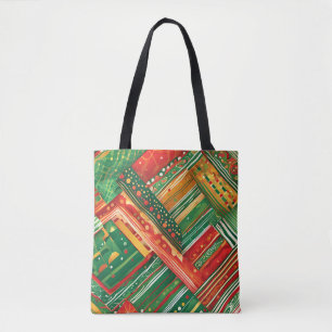 fiesta patchwork canvas tas