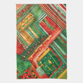 Fiesta Patchwork keukenhanddoek (Verticaal)