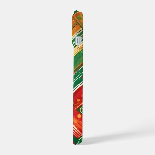 Fiesta Patchwork keukenhanddoek iPhone 15 Case (Linkerkant)