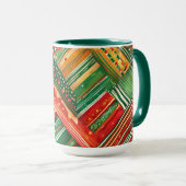 fiesta patchwork koffiemok mok (Voorkant rechts)