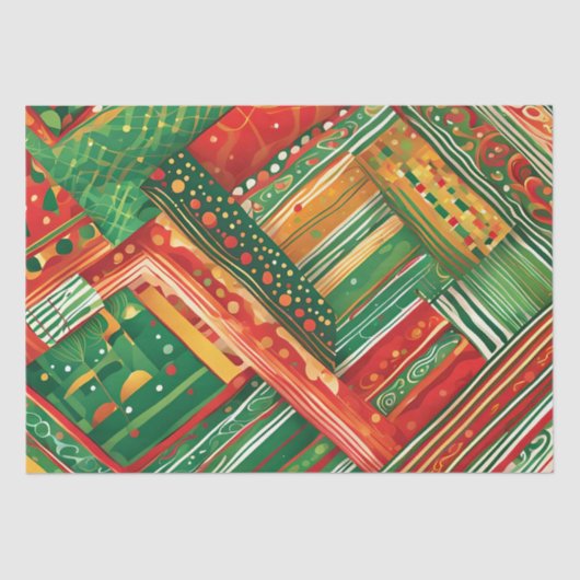 fiesta patchwork tissue tissuepapier (Voorkant)