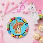 Fiesta Pembroke Welsh Corgi Paper Borden Papieren Bordje (Feest)