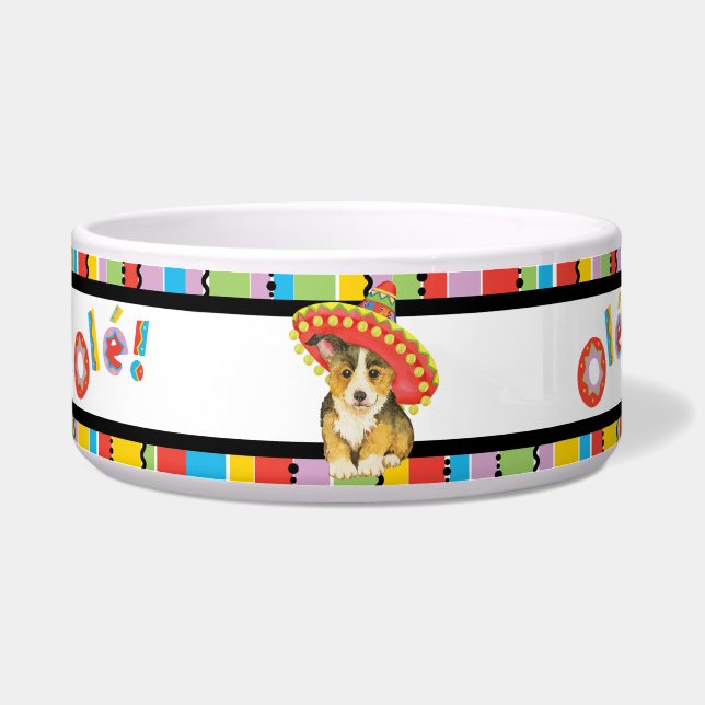 Fiesta Pembroke Welsh Corgi Pet Bowl Voerbakje (Links)