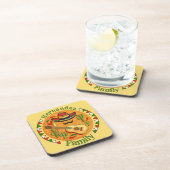 Fiesta - persoonsgebonden naam Fun Cinco de Mayo Bier Onderzetter (Rechterzijde)