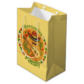 Fiesta - persoonsgebonden naam Fun Cinco de Mayo Medium Cadeauzakje (Voorkant Gekanteld)
