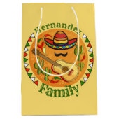 Fiesta - persoonsgebonden naam Fun Cinco de Mayo Medium Cadeauzakje (Voorkant)