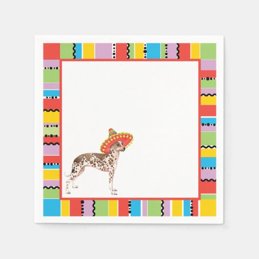 Fiesta Peruvian Inca Orchid Servet (Voorkant)