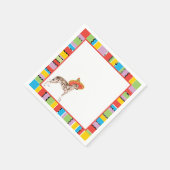 Fiesta Peruvian Inca Orchid Servet (Hoek)